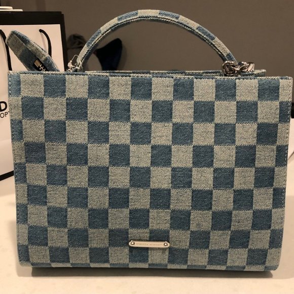 Rebecca Minkoff - Lou Top Handle Denim Crossbody - Picture 5 of 7